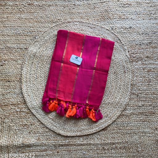 Soft khadi cotton saree  - NJORA LUXURY FASHION