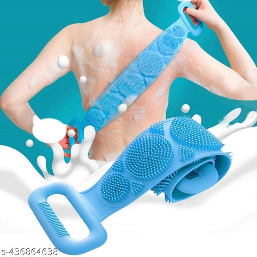 Body Back Scrubber Double Side Bathing Brush for Skin Deep Cleaning Body Scrubbers & Brushes - NJORA LUXURY FASHION