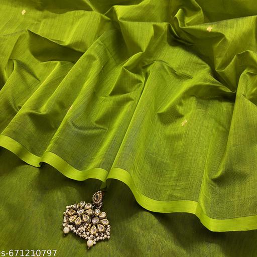 Sophisticated Cotton Silk Saree With Elegant Blouse Piece - NJORA LUXURY FASHION