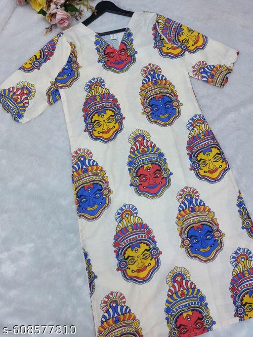  Our New cotton Stylish Kurti With Beautiful multicolor's Print So I am Sure This Kurti Is Suitable Any Time And Any Season - NJORA LUXURY FASHION