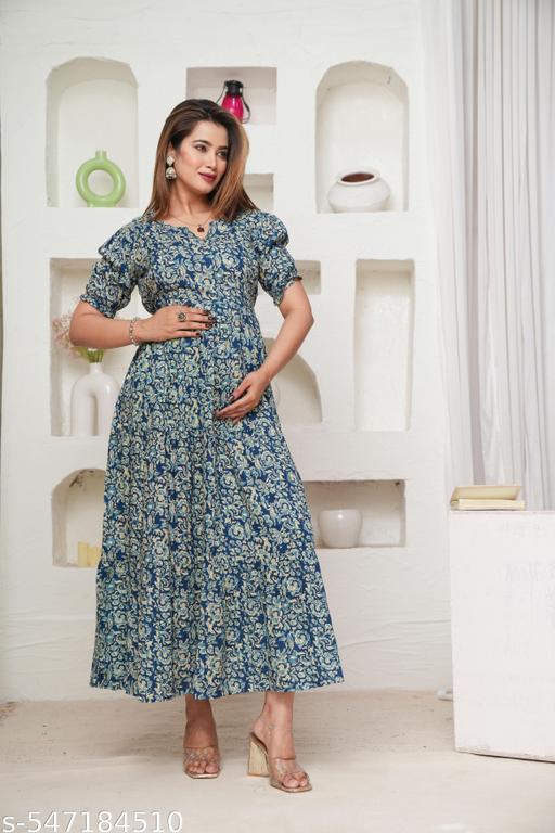 Women's maternity kurta\zip gowen/drees - NJORA LUXURY FASHION