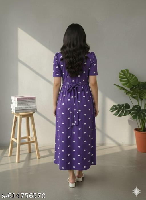 Zipless Feeding Maternity Maxi for Women | Cotton Nursing Nighty - NJORA LUXURY FASHION