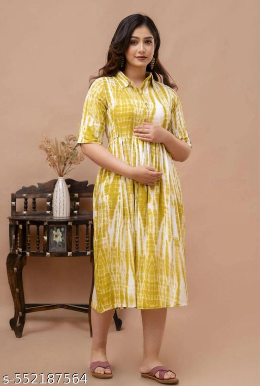 Women feeding kurti dress - NJORA LUXURY FASHION