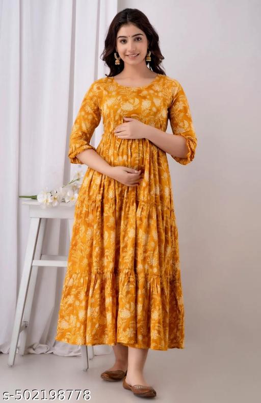 Women's maternity kurta\zip gowen - NJORA LUXURY FASHION