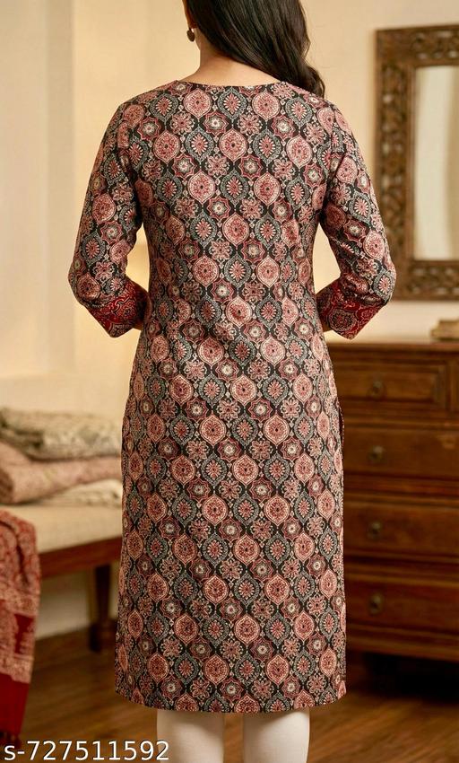 RIYA MIXED LONG KURTI  - NJORA LUXURY FASHION