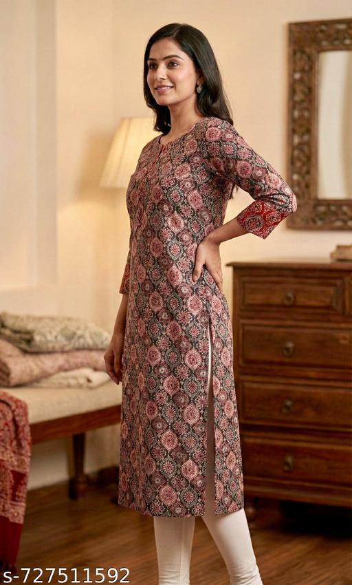 RIYA MIXED LONG KURTI  - NJORA LUXURY FASHION