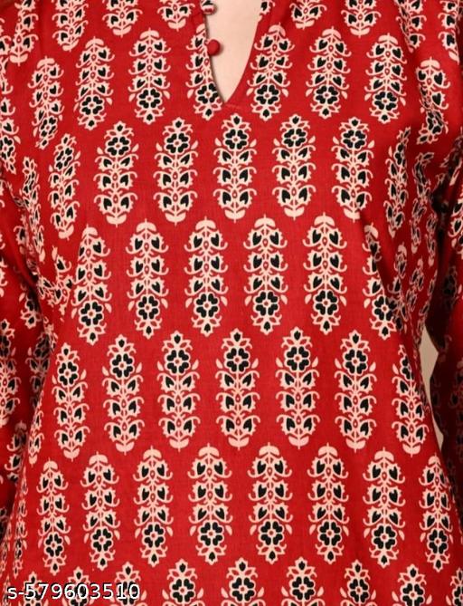 RED BUUTI KURTY - NJORA LUXURY FASHION