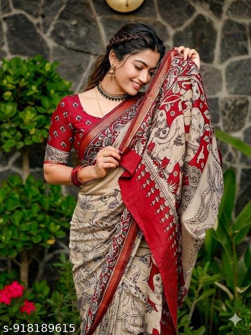 Mal cotton porinted saree - NJORA LUXURY FASHION