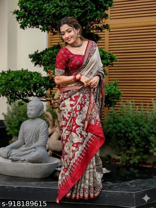 Mal cotton porinted saree - NJORA LUXURY FASHION