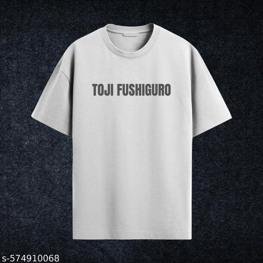 Anime India Jujutsu Kaisen Toji Fushiguro Cotton Oversized Round Neck Graphic Print Unisex T-shirt for Men and Women - Home