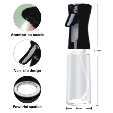 Glass Premium Oil Spray Bottle 300ml - Fine Mist Dispenser - offerbuy