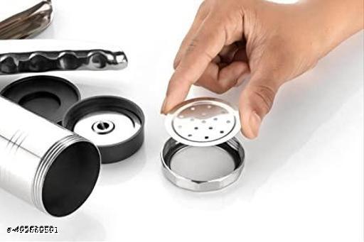 Stainless Steel KitchenPress with 15 Different Types of Jalies ||MurukkuMaker || BhujiyaMaker || NoodlesCookies ||NamkeenChakaliMaker || SevMaker || FarsanMaker || GathiyaMaker Silver - offerbuy