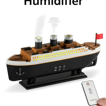 Ship Design Jellyfish Aroma Diffuser & Cool Mist Humidifier with LED Ambient Lights - Piktocart