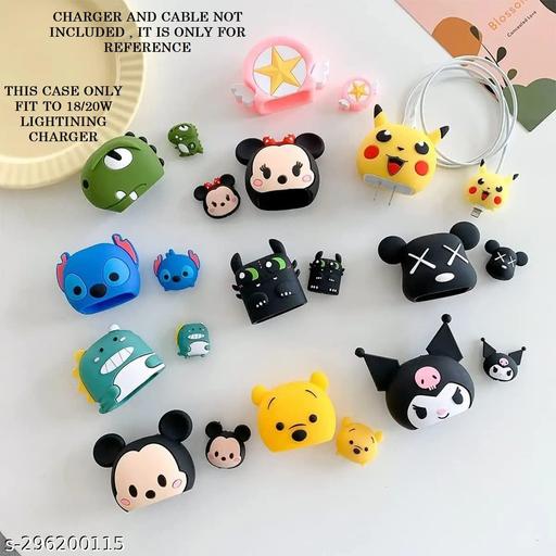 ReTrack Cute Cartoon Silicon Protective Case Cover for Apple 18/20W Type C Adapter_Heineken - Piktocart