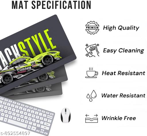 11x23 inch Large Mouse Pad, Large Extended desk mouse Pad - Piktocart
