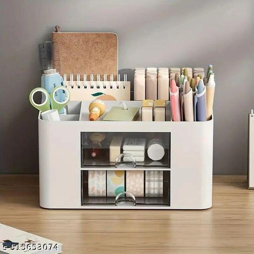 Desk Organizer, Office Supplies and Desk Accessories, Kids Office Desk Organizer with Drawer, Multifunction Desk Organizer, Pen Holder ₹348 - Piktocart