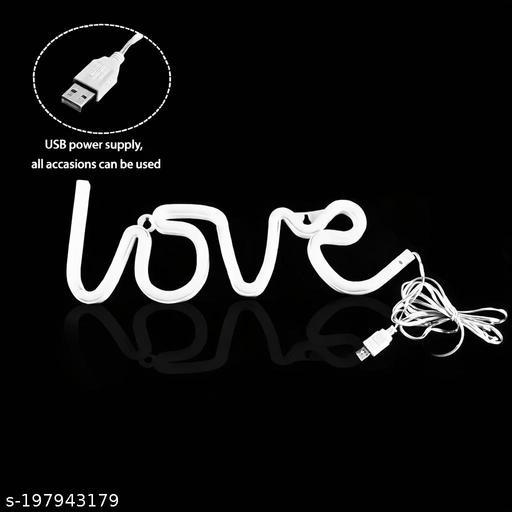 Love Neon LED Light Sign, Pink, USB Powered, Table & Room Decoration Night Light, Romantic Gift best use for any decoration (Pink) - Piktocart