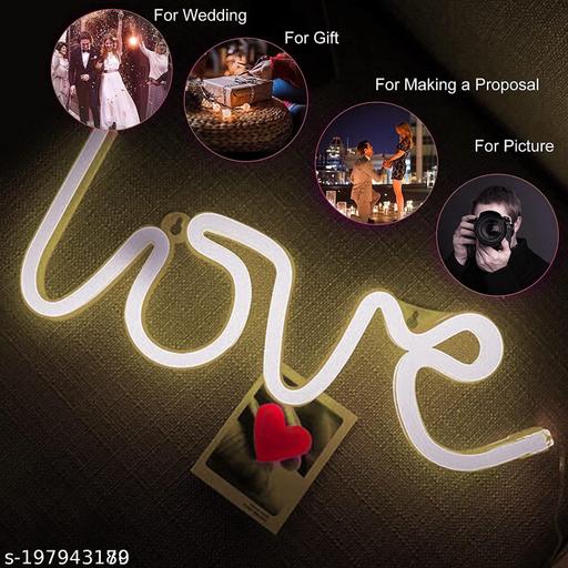 Love Neon LED Light Sign, Pink, USB Powered, Table & Room Decoration Night Light, Romantic Gift best use for any decoration (Pink) - Piktocart