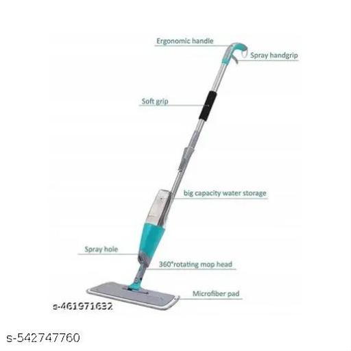 DROIT® 360° Microfiber Spray Mop – Easy Floor Cleaning with Built-in Water Spray and Washable Pad, Ideal for Home & Office. - Piktocart