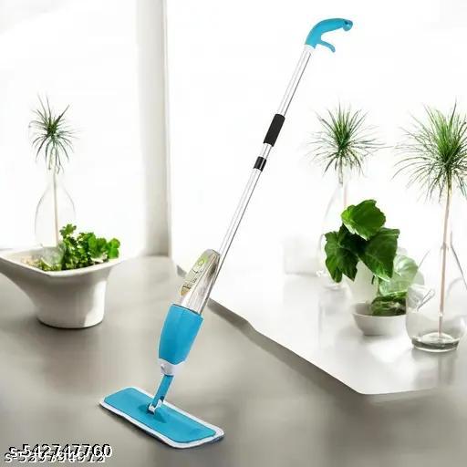 DROIT® 360° Microfiber Spray Mop – Easy Floor Cleaning with Built-in Water Spray and Washable Pad, Ideal for Home & Office. - Piktocart
