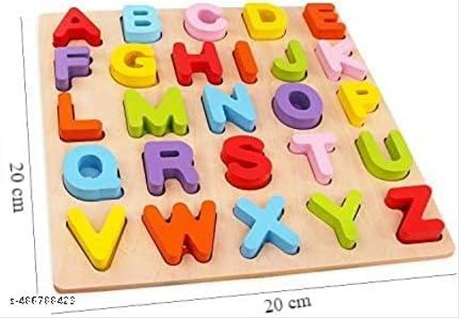KidoBrains Wooden ABCD Learning Board for Kids | Puzzles Set | Educational Toy for Toddlers, 2+ Years-Develops Fine Motor Skills,Creativity, & Early Learning (Alphabets-Numbers-Shapes) - Piktocart