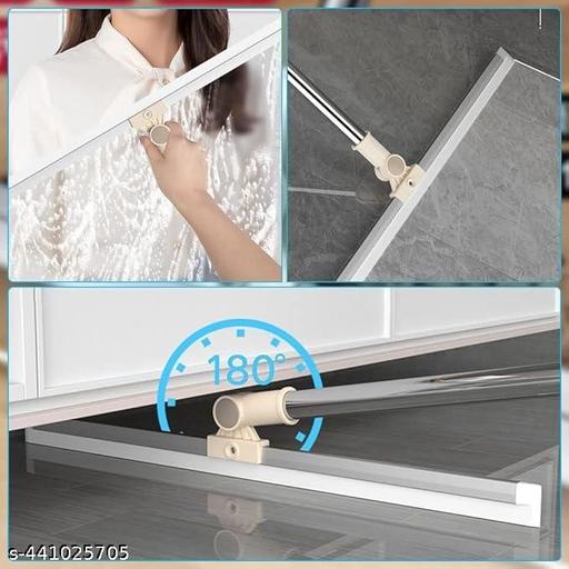 Floor Wiper | Mop Multifunction Magic Broom | Floor Squeegee Broom with Long Handle | Scraping Besom for Floor Bathroom Kitchen Shower Tile Pet Hair - Piktocart