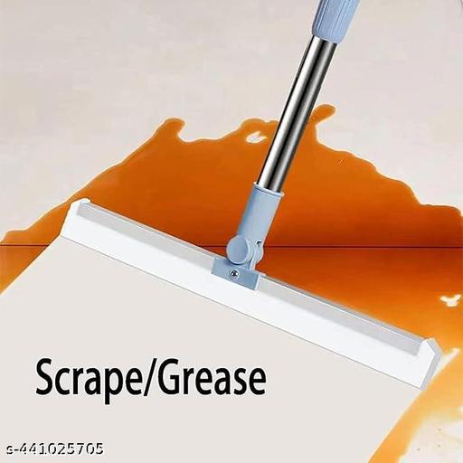 Floor Wiper | Mop Multifunction Magic Broom | Floor Squeegee Broom with Long Handle | Scraping Besom for Floor Bathroom Kitchen Shower Tile Pet Hair - Piktocart