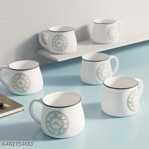 New Trendy  chai cups /coffee/ milk/  tea Cup ( white) 200 ml  - Piktocart