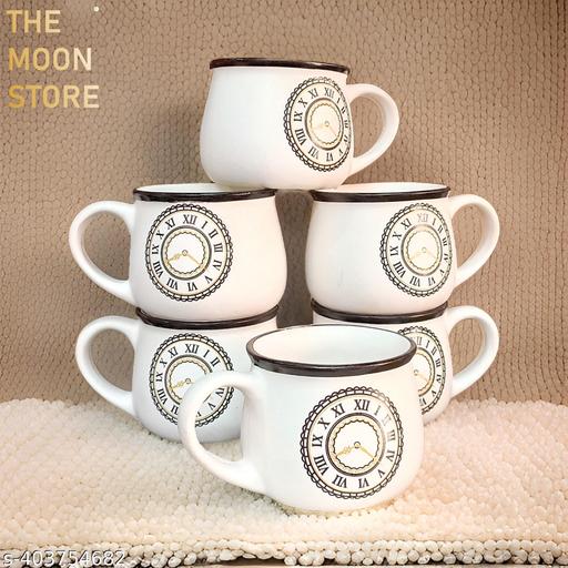New Trendy  chai cups /coffee/ milk/  tea Cup ( white) 200 ml  - Piktocart