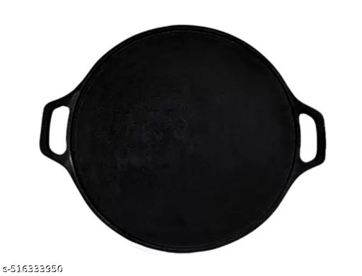 30 cm Cast Iron Dosa Tawa | Super Durable (Lasts for Generations) | Retains Heat for Long Time | 10 Year Warranty - Piktocart