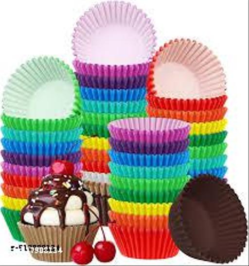 Reusable Silicone Baking Cups, Non-Stick Muffin Cupcake Liners Silicone Baking Molds Pack of 18 - Piktocart