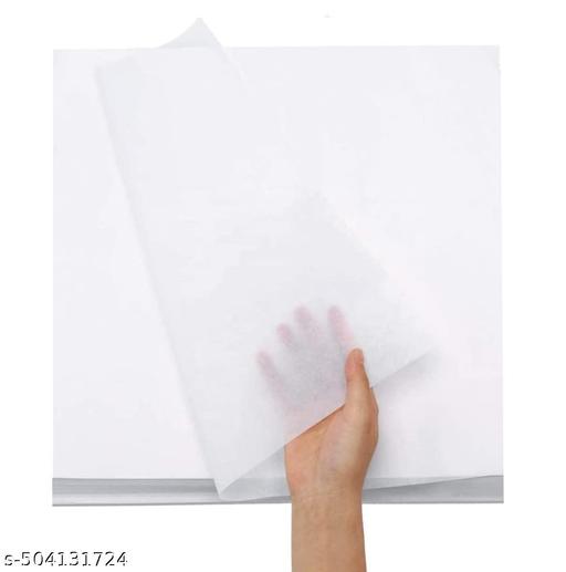 Homefresh Butter Paper Sheets and Silicon Brush Non Stick, Grease Proof Baking Paper, Used in Baking, Cooking, Wrapping, Grilling, Steaming, Frying Colour White Size 10" X 10" Pack of 80, Standard - Piktocart