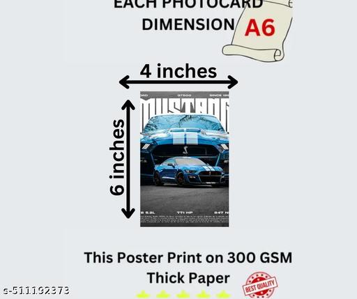Aesthetic Car Wall Collage Kit || 24pcs (4×6inch) car Aesthetic Posters For Room Decoration Water Resistant Paper Comes With Adhesive Tape (Car ) - Piktocart
