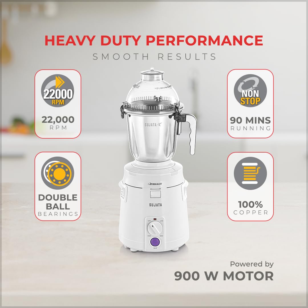 Sujata Dynamix 900W Mixer Grinder - Piktocart