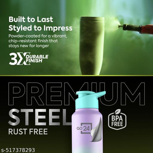Craft Pro 1000 Stainless Steel Sports/Fridge Water Bottle  “Craft Pro 1000 ISI Certified Stainless Steel Sports/Fridge Water Bottle with Sipper Cap, 950 ml, Eco-Friendly | BPA-Free | Water Bottle for Office, Gym, School, Yoga, Adults and Kids. - Piktocart