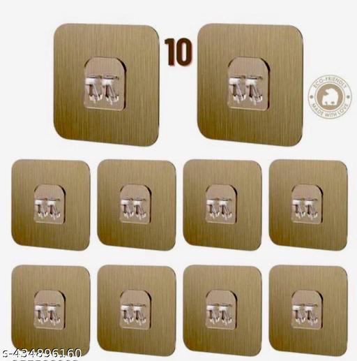 10Pcs Adhesive suction hanger Sticky hanger Adhesive wall hanger Suction cup hanger Stick-on hanger No-drill hanger Adhesive mounting hanger Bathroom suction hanger Kitchen sticky hanger - Piktocart