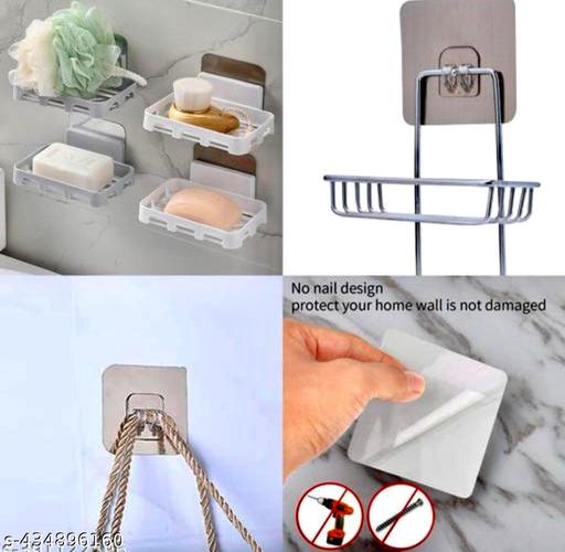 10Pcs Adhesive suction hanger Sticky hanger Adhesive wall hanger Suction cup hanger Stick-on hanger No-drill hanger Adhesive mounting hanger Bathroom suction hanger Kitchen sticky hanger - Piktocart