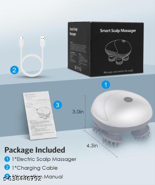 Scalp Massage, Electric Massager (MultiColour), Head Massager, Hair Massager For Hair Growth, Scalp Massager, Head Massager Vibrating Machine, Body Massager - Piktocart