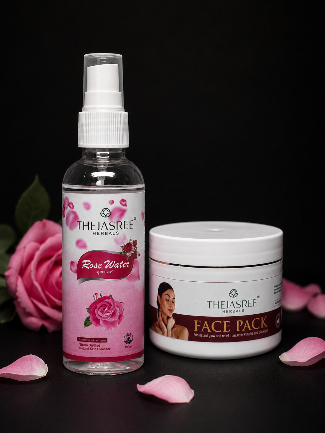 THEJASREE Herbals Rose Glow Gift Set - Piktocart