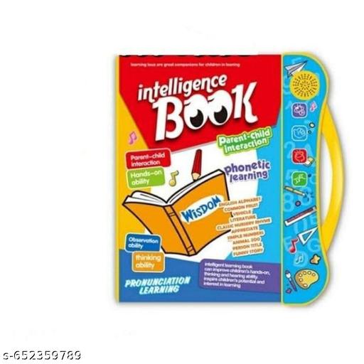 TOYTAPRI Intelligence Book Sound Book, study book, intelligence study book for Children,English Letters & Words Language_Skills Learning Book,Fun Educational Toys. Activities with Numbers, Shapes Learning Book for Toddlers (Battery Not Included) - Piktocart