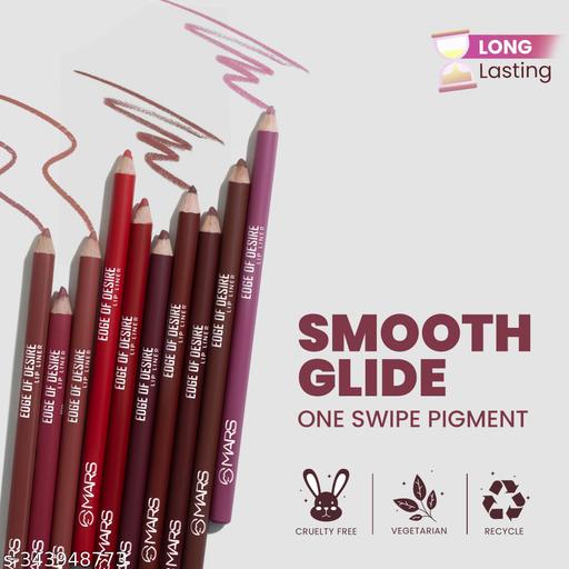 MARS Matte Lip Liner | One Swipe Smooth Application | Long Lasting & Travel friendly Lip Pencil ( 1.4g) ( Deep Dawn ) - EliteAura.Store