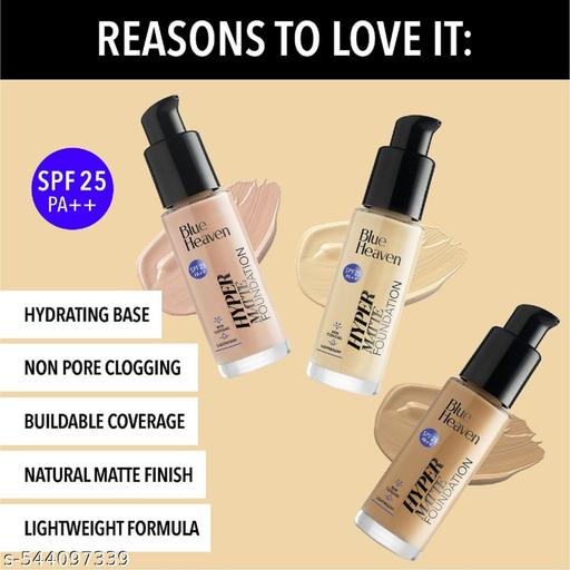 Hyper Matte Foundation 30Ml Honey301 + Get Bright Compact Powder 16GHoney301  (Set of 2) - EliteAura.Store
