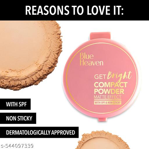 Hyper Matte Foundation 30Ml Honey301 + Get Bright Compact Powder 16GHoney301  (Set of 2) - EliteAura.Store