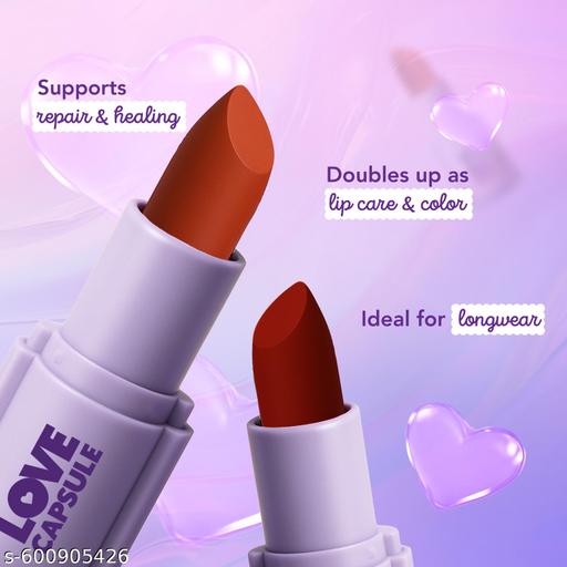 Love Capsule Powder Matte Lipstick |  Midnight Berry, 4gm - EliteAura.Store