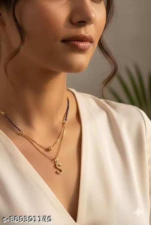 Trending Choker-Style Alphabet Tanmaniya - EliteAura.Store