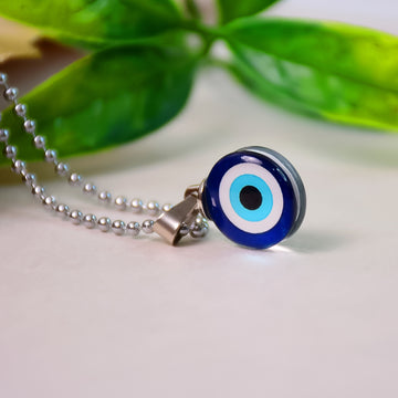 Blue Turkish Evil Eye Pendant Chain Necklace for Men & Women - EliteAura.Store