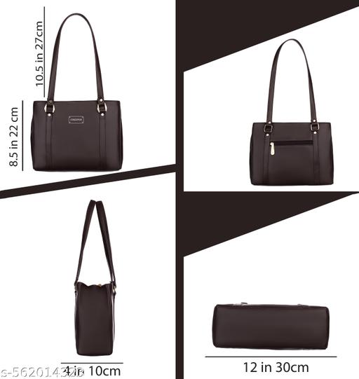 Women Handbag Big Size Office Purse For Women Handbag Women Tote Bag For College Leather Handbag Purse For Women Stylish Women Purse Ladies Bag (Brown handbags) - EliteAura.Store