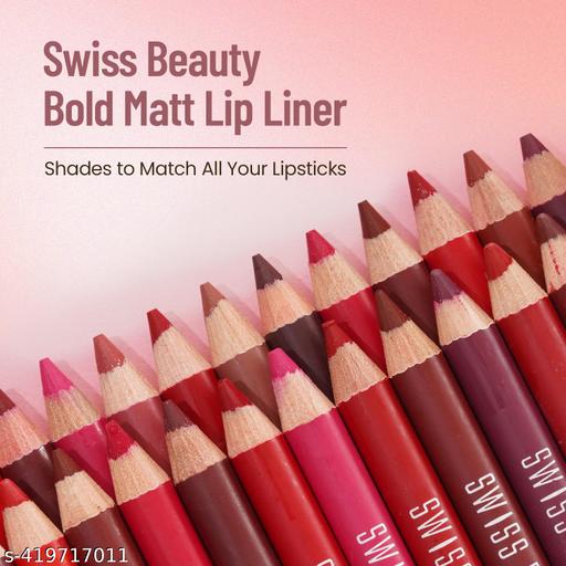 Bold Matt Lip Liner Pencil - 15 Perfect Maroon - EliteAura.Store