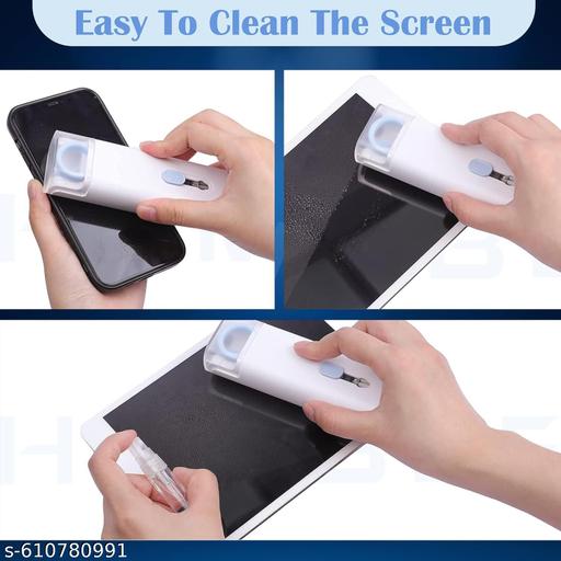 7-in-1 Cleaning Kit | All-in-One Keyboard Cleaning Kit with Brush & Cleaner for Bluetooth, AirPods, Laptop, Tablet, Phone, iPad, Smartwatch, MacBook, Earbuds & PC Accessories - EliteAura.Store