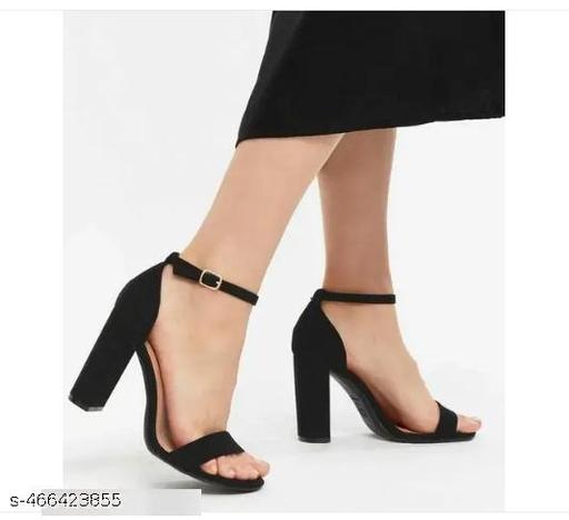 stylish black heel for women - EliteAura.Store